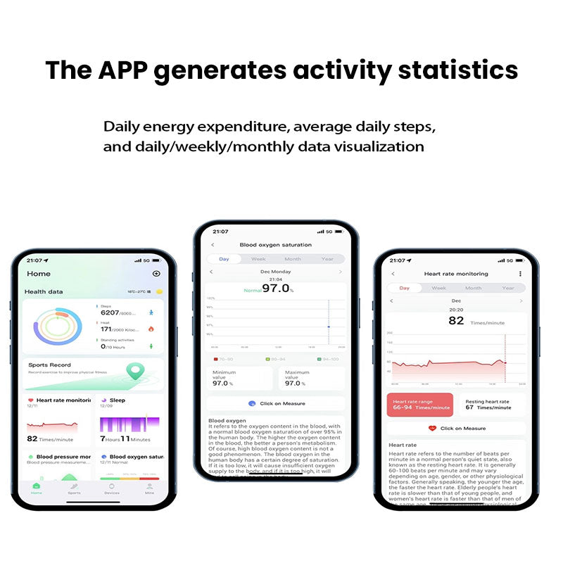 2025 New! Xiaomi Smart Ring for Men & Women. Tracks Heart Rate, Blood Oxygen, Sleep. 5ATM Waterproof Fitness Tracker
